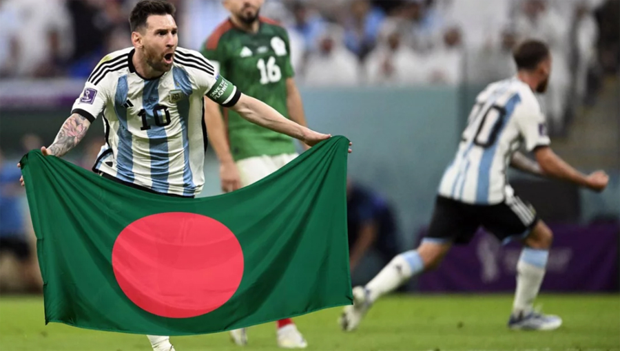 এডিট করা ছবি দিয়ে বাংলাদেশি ভক্তদের উপহার আর্জেন্টিনার