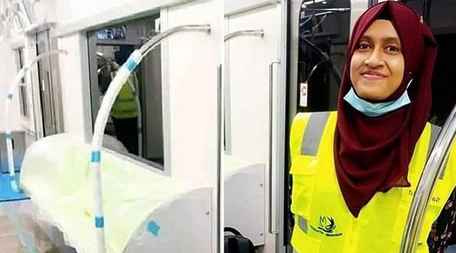 মেট্রোরেলের প্রথম চালক আফিজা, যাত্রী প্রধানমন্ত্রী