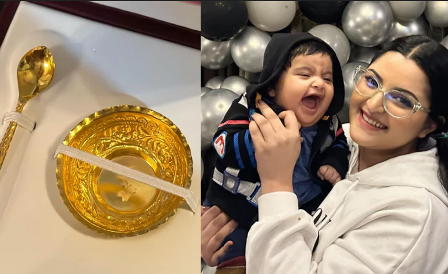 সোনার চামচে রাজ-পরীমণির ছেলের মুখে ভাত!