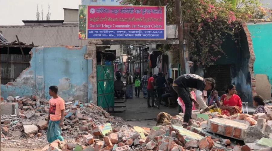 ঢাকার তেলুগু সুইপার কলোনিতে উচ্ছেদ আতঙ্ক, যা ঘটেছে