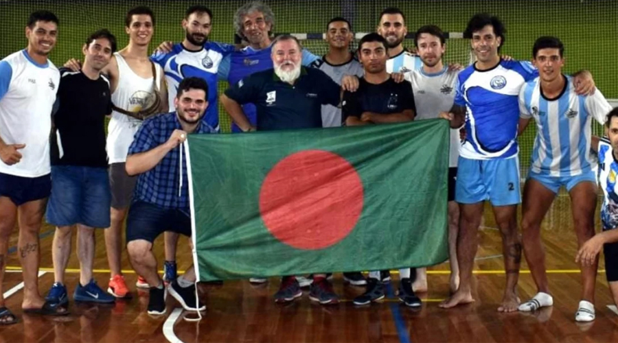 আর্জেন্টিনার জাতীয় কাবাডি দল ঢাকায়