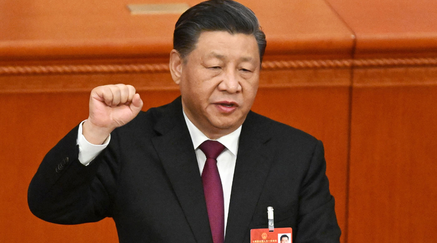 তৃতীয় মেয়াদে প্রেসিডেন্টের দায়িত্ব নিলেন শি জিনপিং