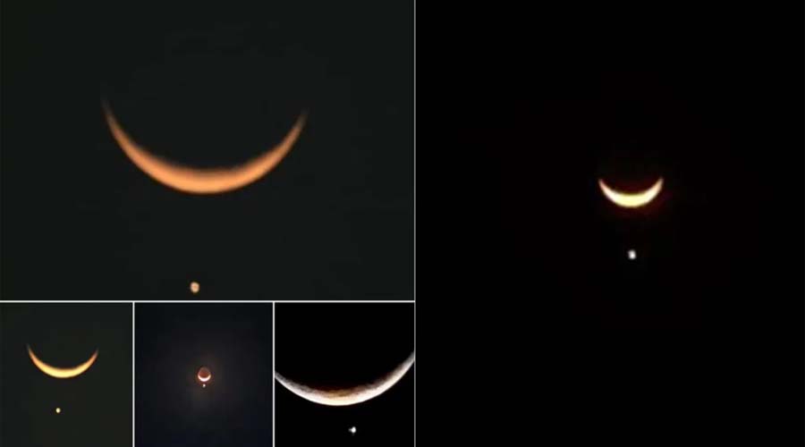 চাঁদের ঠিক নিচেই শুক্র গ্রহ, বিরল মহাজাগতিক দৃশ্য, জানুন আসল রহস্য