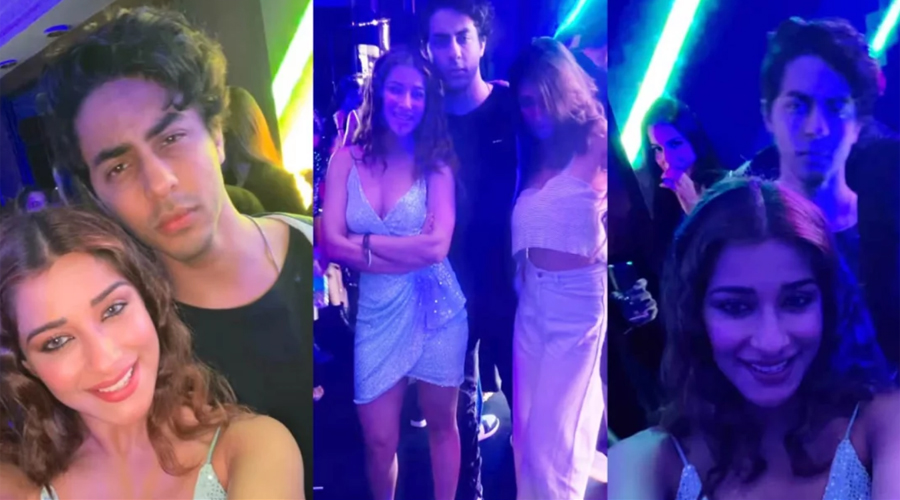 বাঙালি অভিনেত্রীর সঙ্গে পার্টিতে মাতলেন শাহরুখ পুত্র