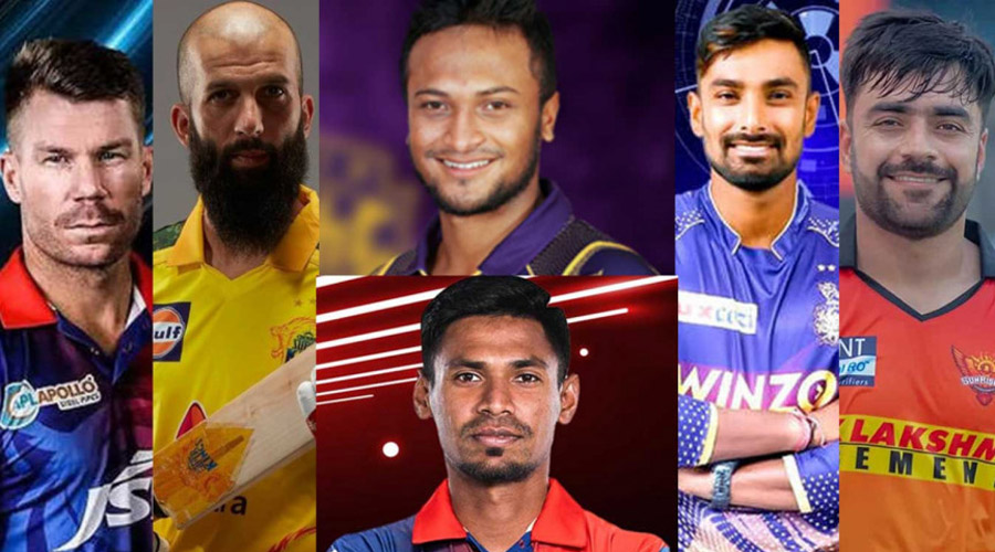 আইপিএলে কোন দলে কোন বিদেশি ক্রিকেটার