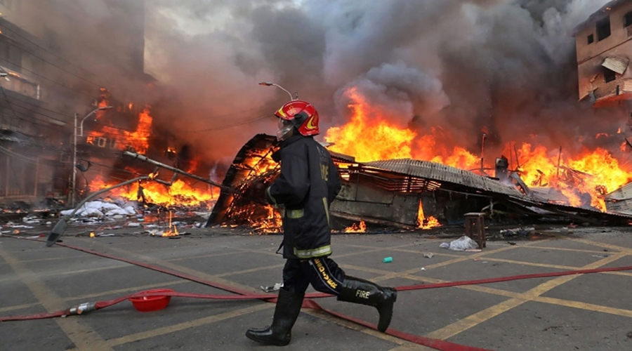 এ মার্কেটকে অত্যন্ত ঝুঁকিপূর্ণ হিসেবে ১০ বার নোটিশ দিয়েছিল ফায়ার সার্ভিস