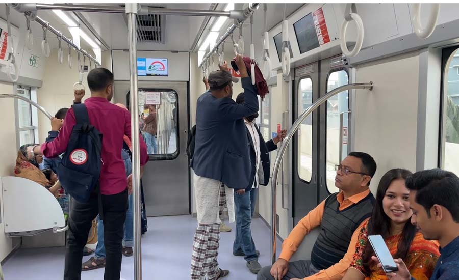 নতুন সূচিতে চলবে মেট্রোরেল