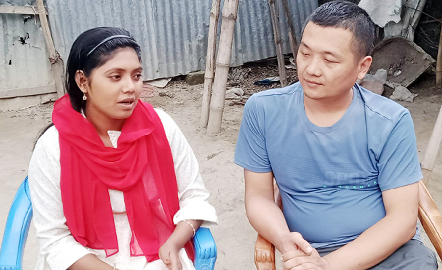 প্রেমের টানে বাংলাদেশে এসে বিয়ে করলেন চীনা যুবক
