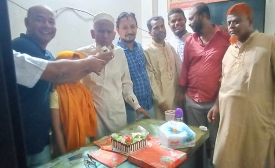 সমাজসেবক বীর মুক্তিযোদ্ধা আব্দুন নুরের জন্মদিন পালন