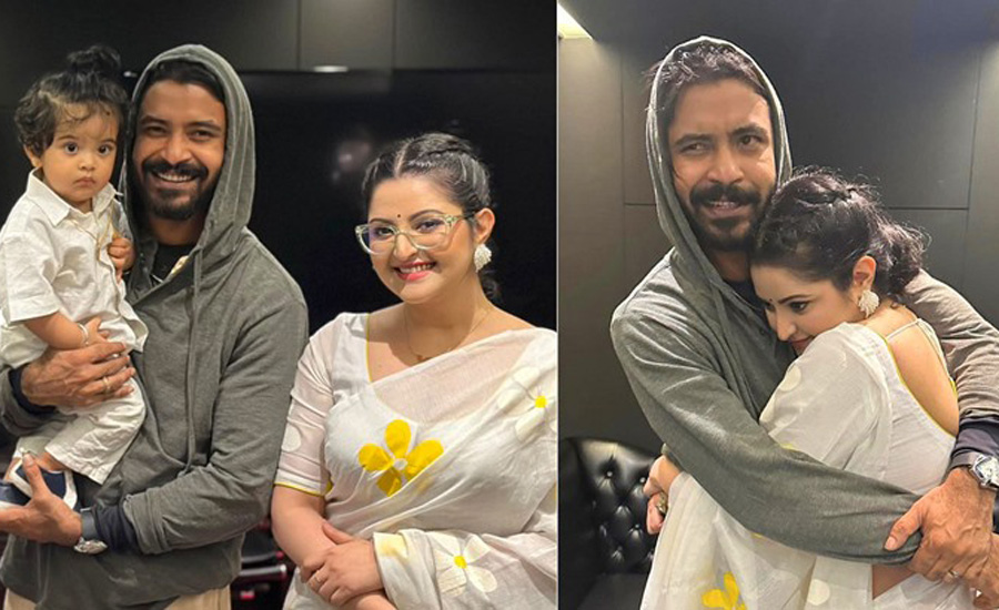 অভিমান ভুলে ফের এক হলেন রাজ-পরীমনি