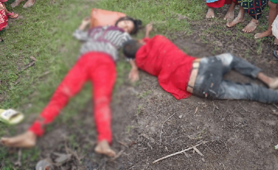 বাগানে তরুণ-তরুণীর মরদেহ, পাশে ছিল ব্যাগ-খাবার