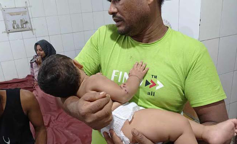মুন্সীগঞ্জে আ.লীগের দু’পক্ষের সংঘর্ষে গুলিবিদ্ধ সাত মাসের শিশু ঢামেকে