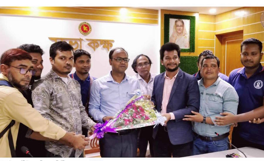 ঠাকুরগাঁও অনলাইন জার্নালিস্ট অ্যাসোসিয়েশনের নির্বাচিত নেতৃবৃন্দের সঙ্গে ইউএনও’র মতবিনিময়