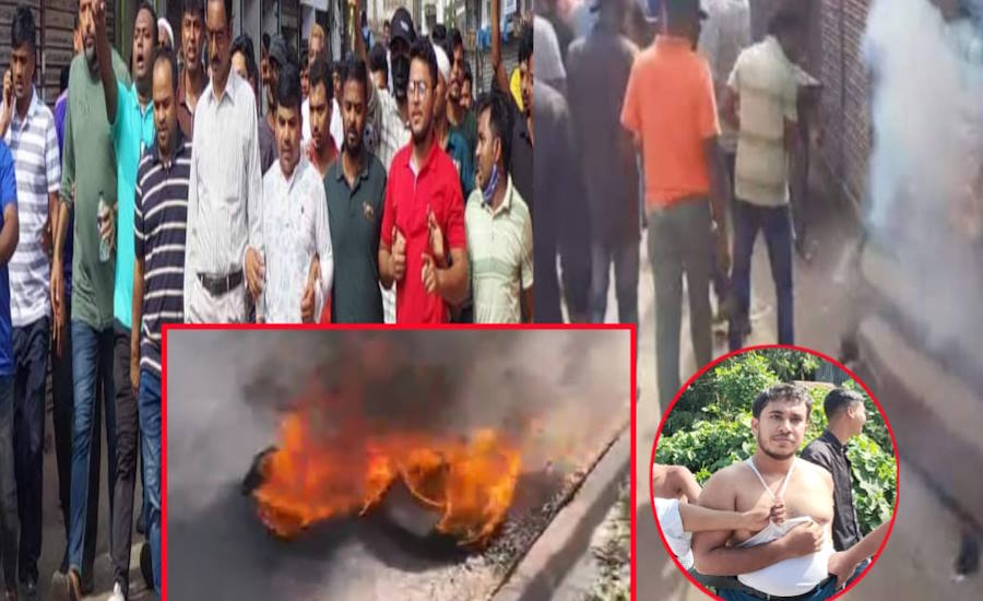 ফেনীতে বিএনপির বিক্ষোভ মিছিল, অগ্নিসংযোগ, বিস্ফোরণ, পুলিশের ধাওয়া 