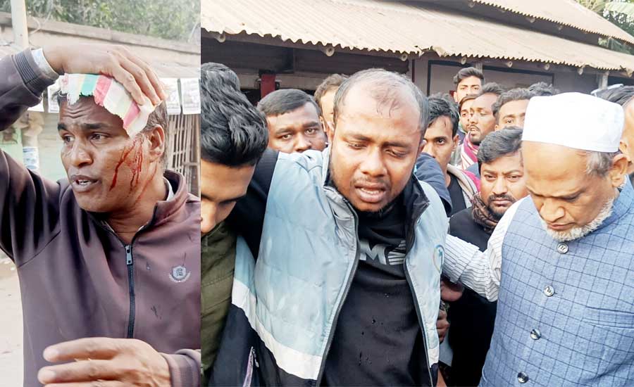 এমপি এনামুল হকের প্রচার মিছিলে আবুল কালামের কর্মী-সমর্থকদের হামলা, আহত ৩০
