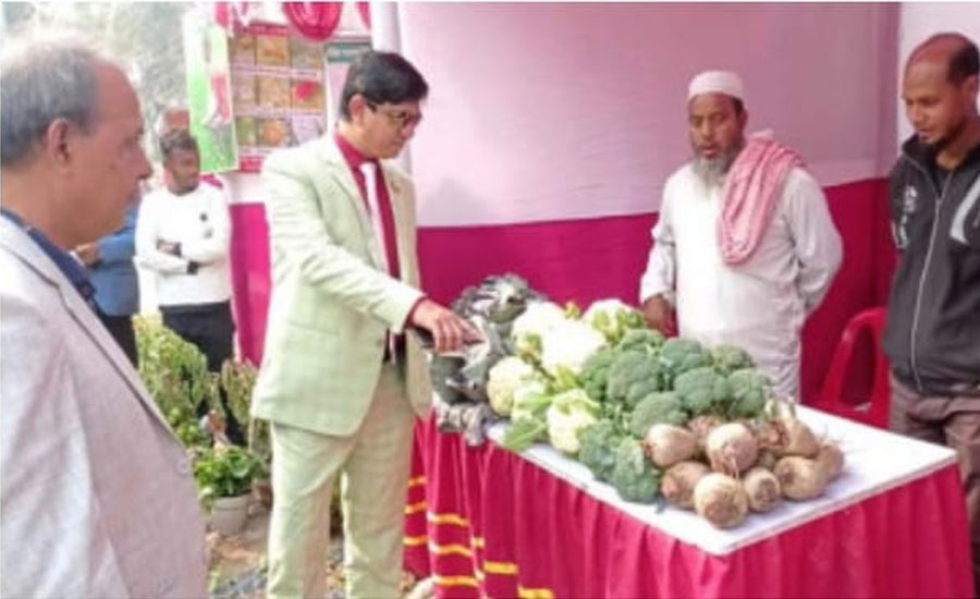 ফরিদপুরে স্বাস্থ্য ঝুঁকি মুক্ত নিরাপদ সবজী মেলা অনুষ্ঠিত