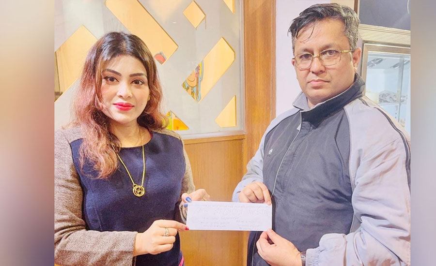 শেখ রেহেনার চরিত্রে অভিনেত্রী মিষ্টি