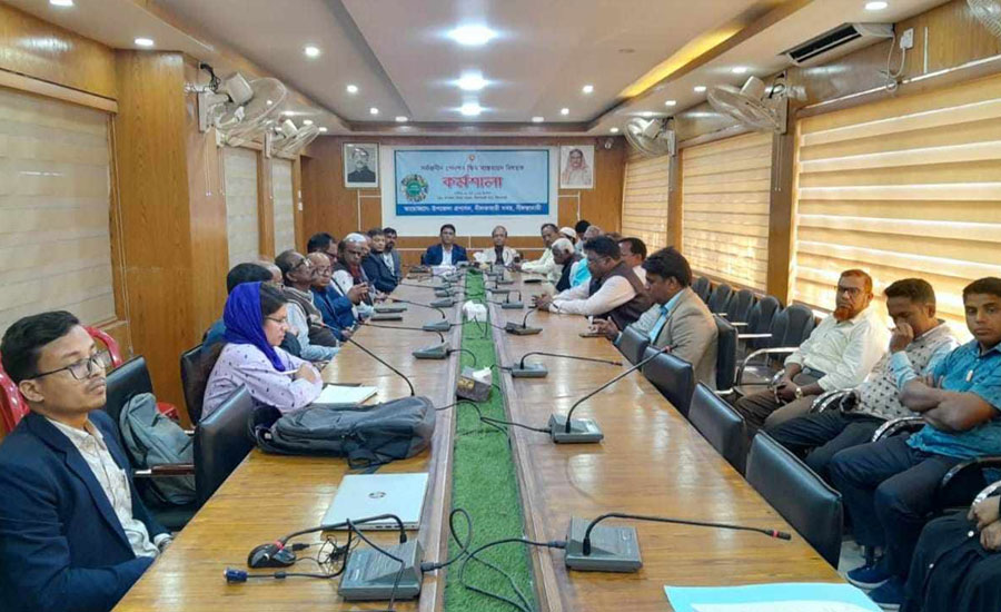 নীলফামারীতে সর্বজনীন পেনশন স্কিম বাস্তবায়নে কর্মশালা। 